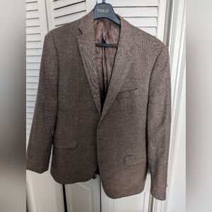 Polo Ralph Lauren Brown Herringbone slim fit blazer 46R